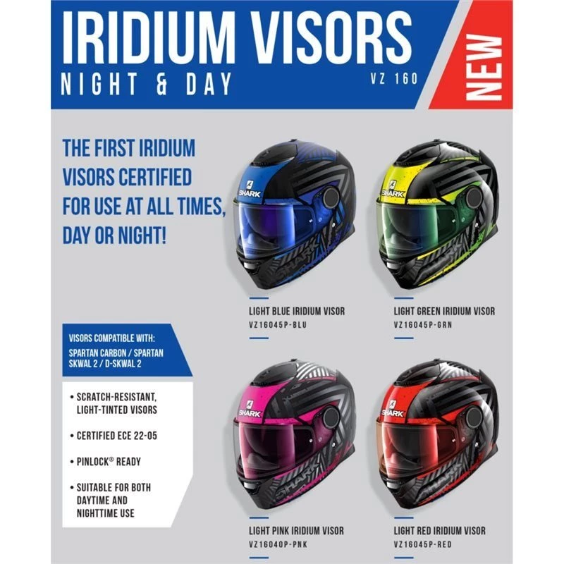 Shark Max Vision Visor- VZ160 -Skwal | D-Skawl | Skwal 2 |Spartan D-Skwal 2 - Image 5